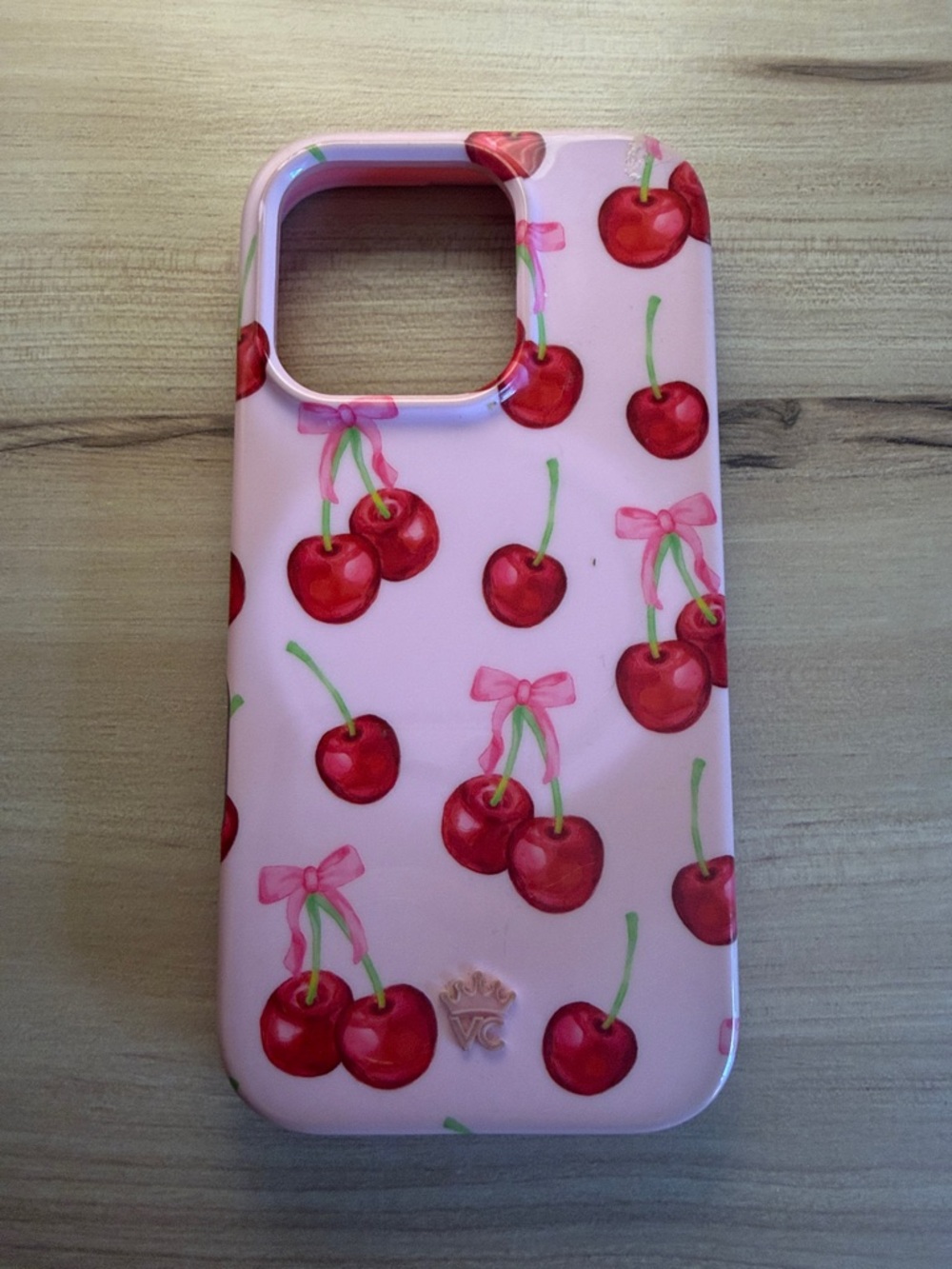 Velvet Caviar Pink Cherry Pattern Phone Case